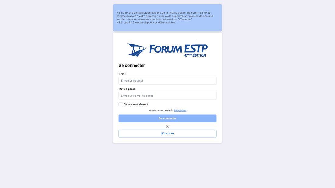 Plateforme Forum ESTP